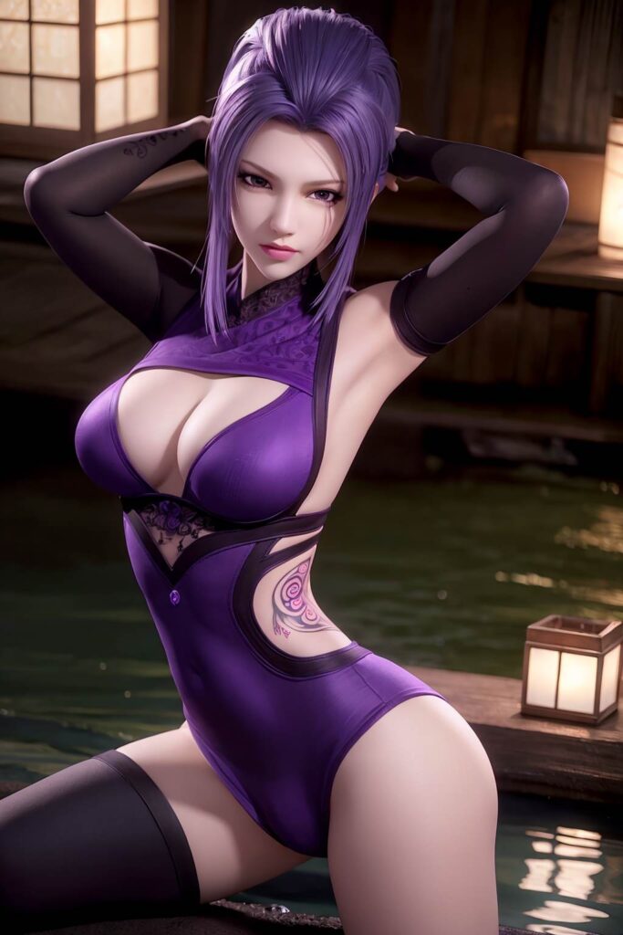 AI绘画 734 天行-紫女[19P/33M]插图2