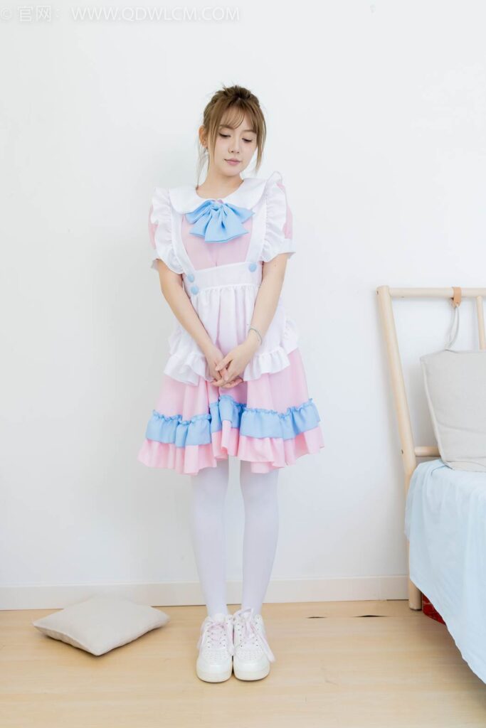 物恋传媒 NO.2416 小曦-板鞋、厚白丝、女仆装[160P/1V/3.41GB]插图1