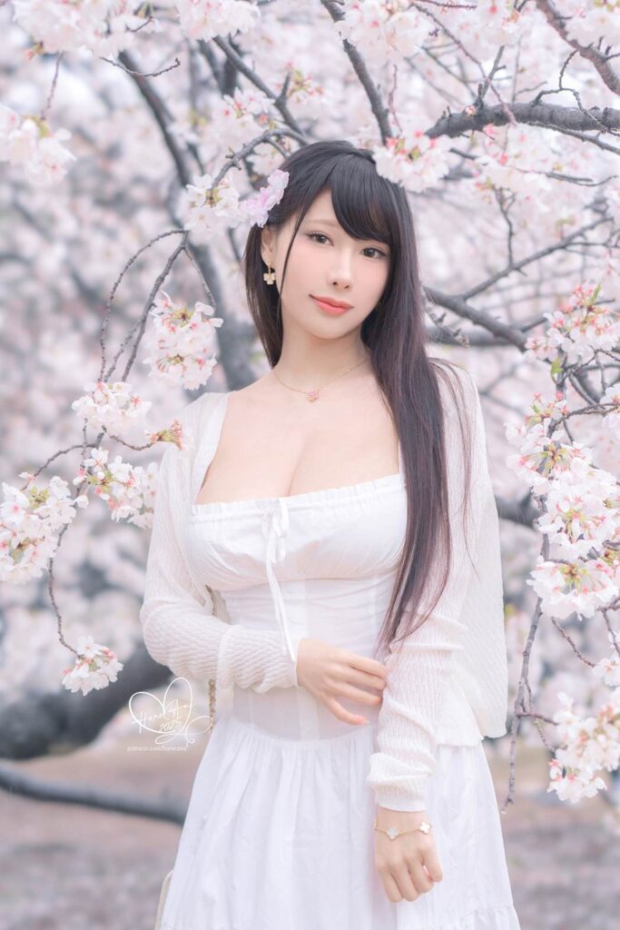 Hane Ame 雨波写真 NO.258 – 雨樱下的约定[62P/4V/927MB]插图1