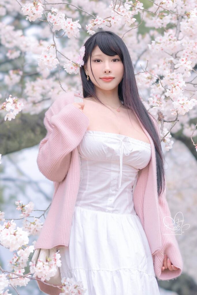 Hane Ame 雨波写真 NO.258 – 雨樱下的约定[62P/4V/927MB]插图3