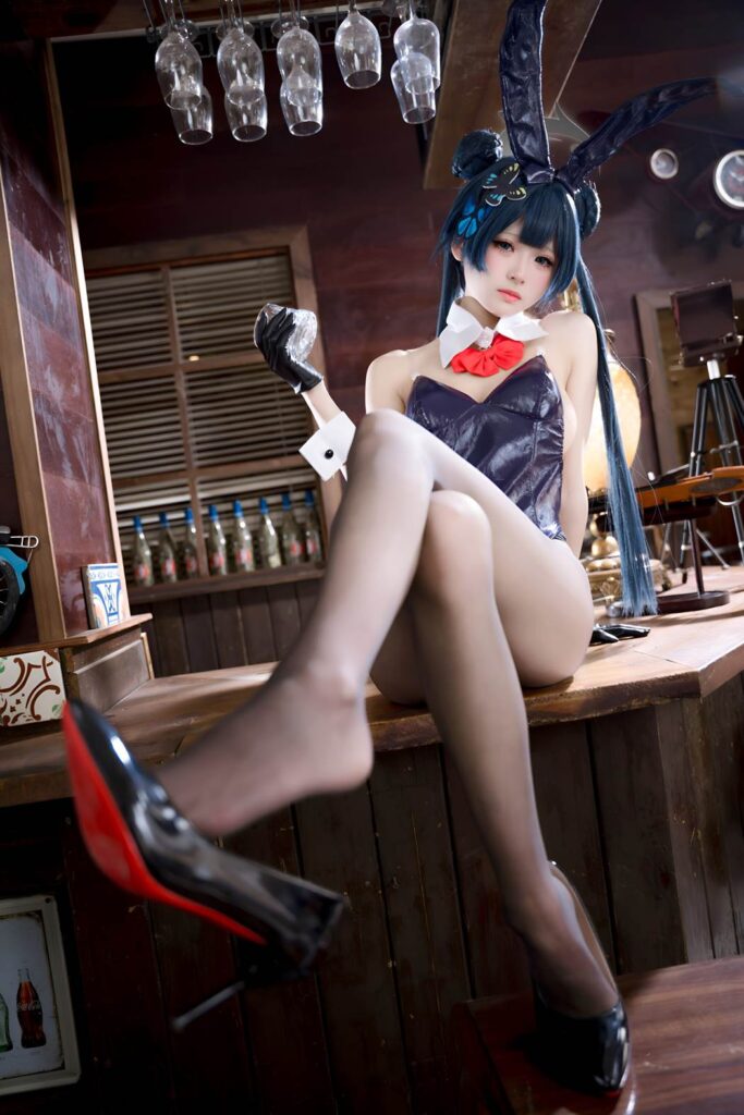 九柒喵 NO.022 – 蔚蓝档案 龙华妃咲 兔女郎[59P/321MB]插图