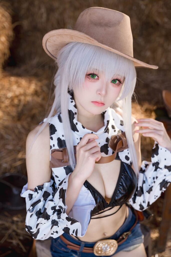 九柒喵 NO.023 – 碧蓝航线 法戈 纯白热潮[53P/435MB]插图1