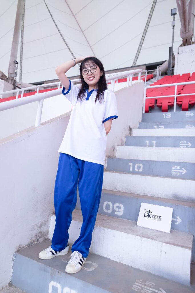 [BoBoSocks袜啵啵]NO.002 稚予-校服、贝壳头、白棉袜、裸足 [139P+1V/2.99GB]插图