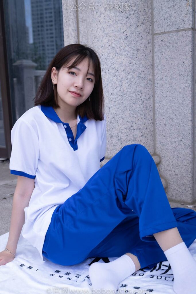 [BoBoSocks袜啵啵]NO.022 小甜豆-校服、贝壳头、白棉袜、肉丝 [140P/1V/6.34GB]插图3