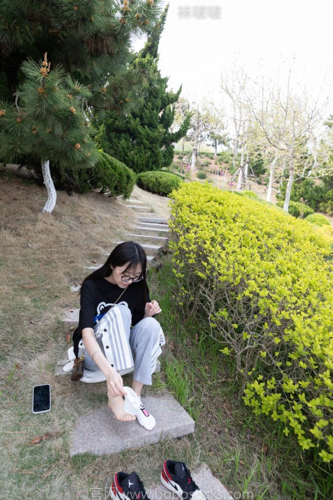 [BoBoSocks袜啵啵]NO.023 稚予-AJ、白色短棉袜、裸足 [119P/1V/3.22GB]插图3