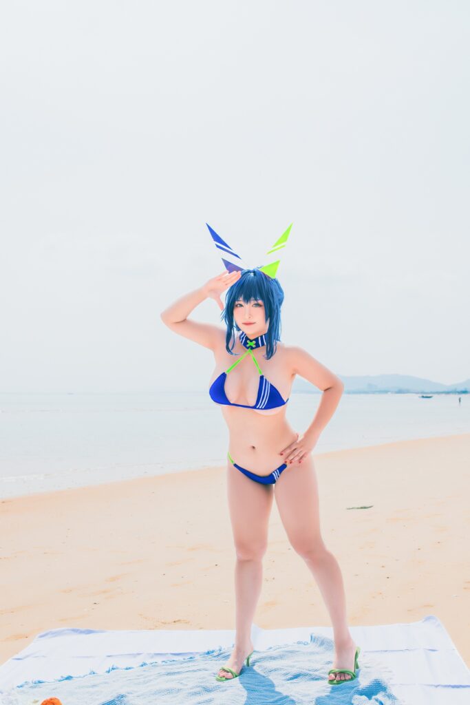 洛璃LoLiSAMA NO.052 – 热恋的盛夏 花园泳装[66P/565MB]插图1