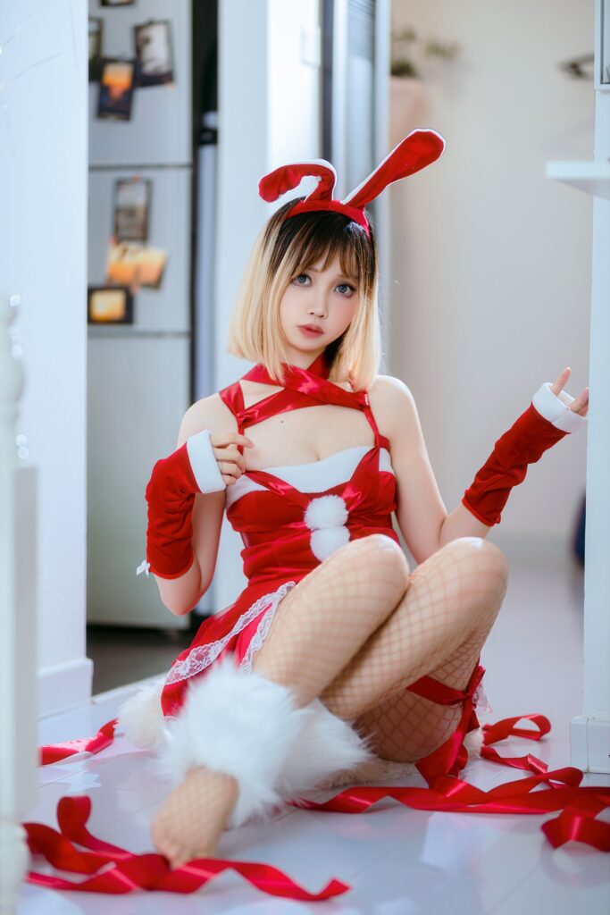 洛桑w伊梓 007 网袜丝带兔兔 [46P/4V/423MB]插图