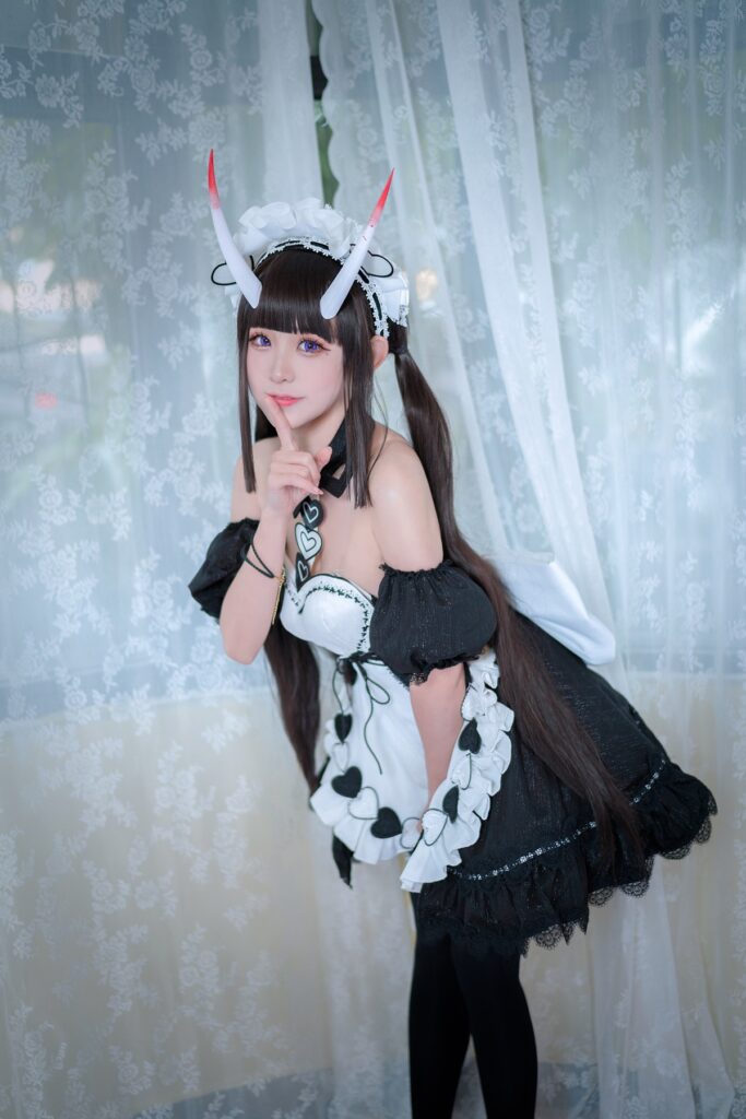 miko酱ww – 002碧蓝航线 能代女仆 [36P/91MB]插图3