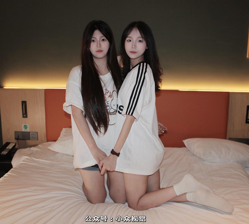 小众视觉 013-小苹果和芳芳双人休闲短裤［130P/2V/5.8G］插图1