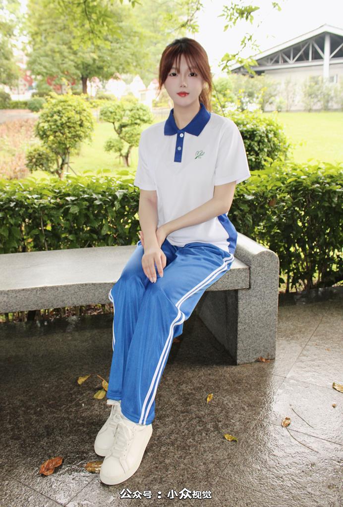 小众视觉 015-小薯条户外深圳校服白袜［128P/1V/5.34G］插图1