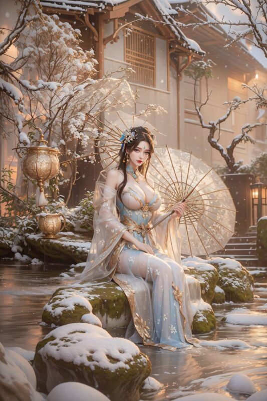 AI绘画 742 完美-柳神[52P/1681M]-无料摄影圈