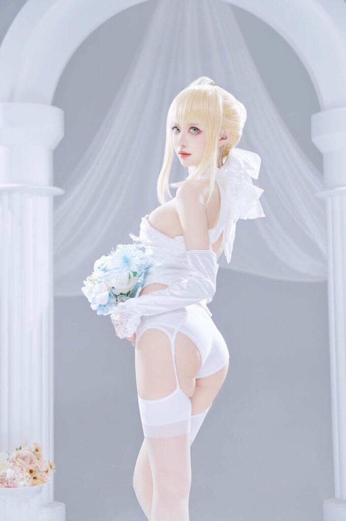 Shika小鹿鹿 NO.109 – FGO Saber花嫁[22P/284MB]插图3