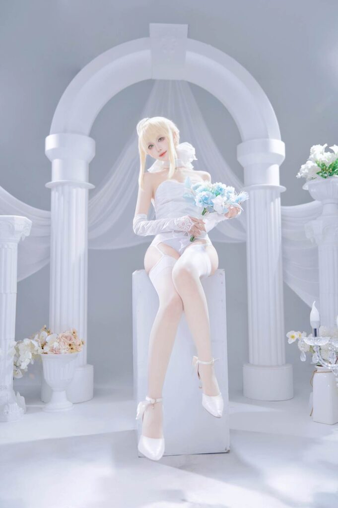 Shika小鹿鹿 NO.109 – FGO Saber花嫁[22P/284MB]插图1