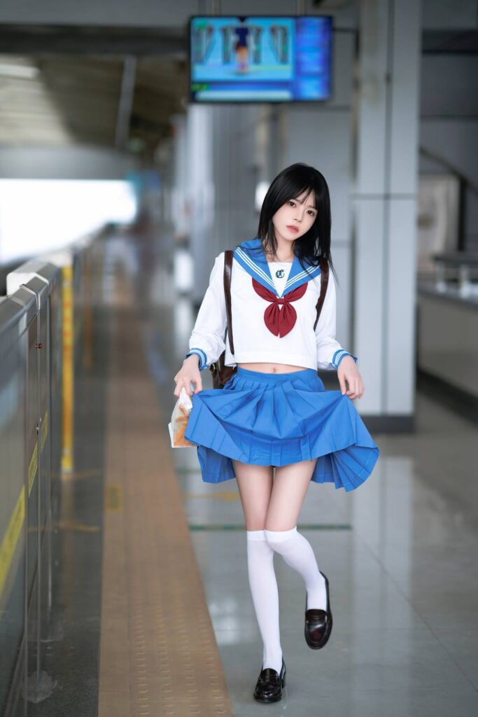 桜桃喵 NO.180 – 地铁JK[33P/527MB]插图2