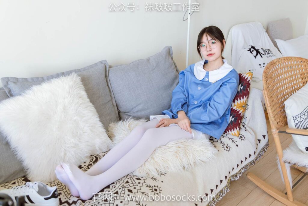 [BoBoSocks袜啵啵]NO.093 小甜豆-贝壳头、厚白丝[132P/1V/5.96GB]插图1
