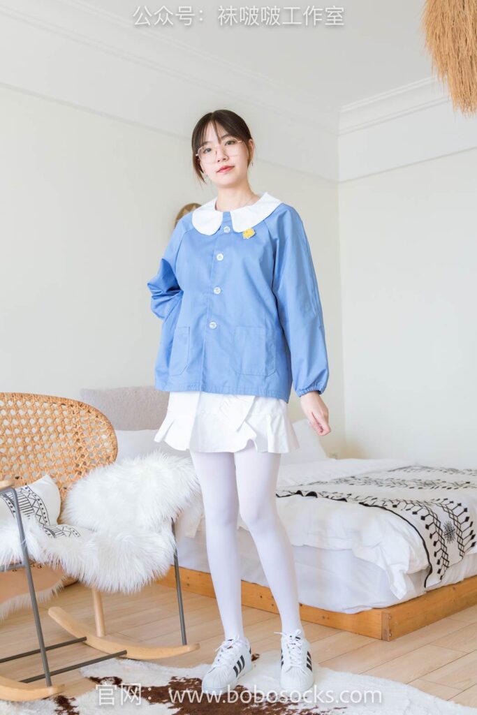 [BoBoSocks袜啵啵]NO.093 小甜豆-贝壳头、厚白丝[132P/1V/5.96GB]插图