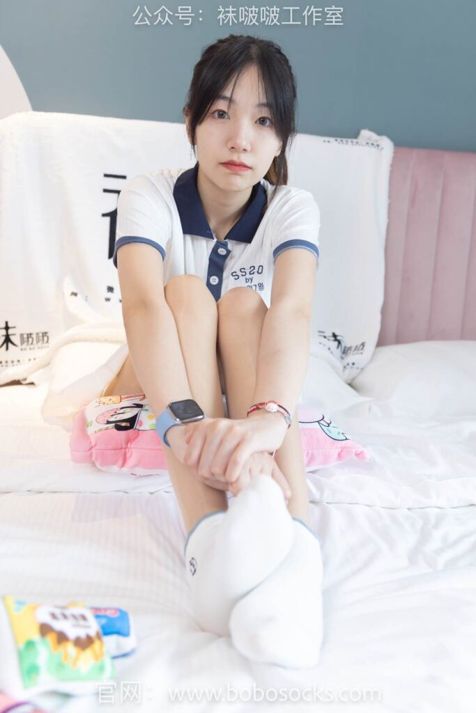 [BoBoSocks袜啵啵]NO.096 小甜豆-板鞋、白棉袜、油亮肉丝[145P/1V/5.30GB]插图