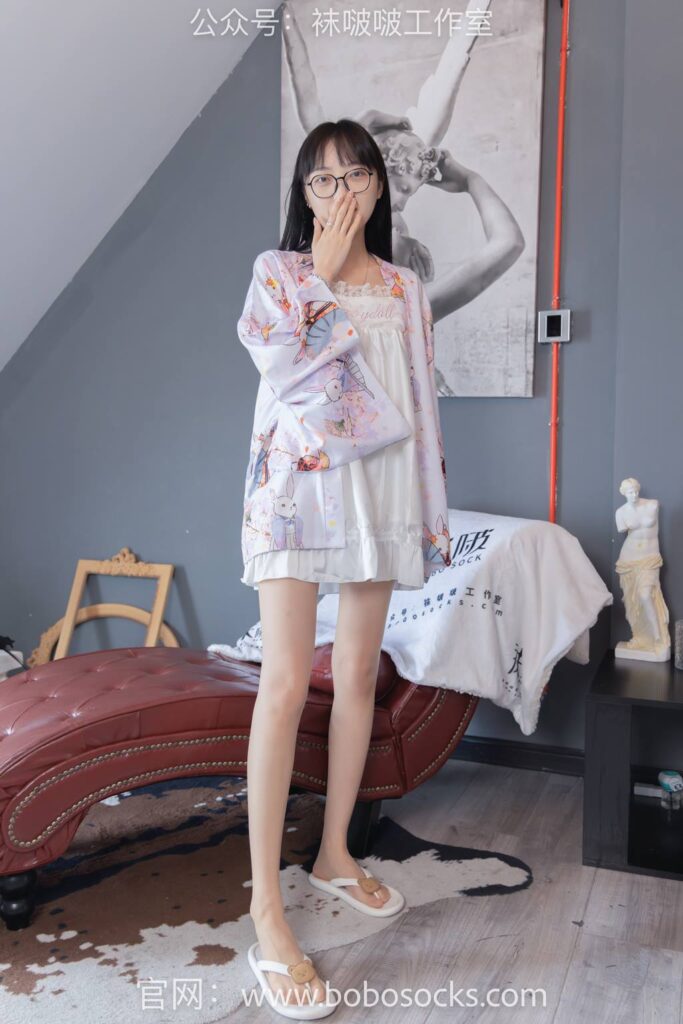 [BoBoSocks袜啵啵]NO.112 稚予-人字拖、肉丝[144P/1V/5.89GB]插图1