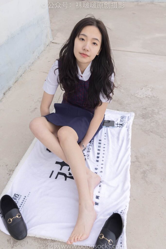 [BoBoSocks袜啵啵]NO.227 小甜豆-皮鞋、黑丝、裸足[150P/1V/5.41GB]插图1