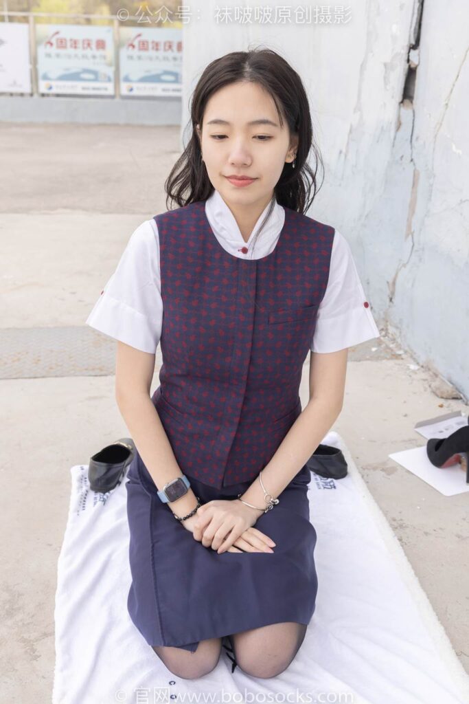 [BoBoSocks袜啵啵]NO.227 小甜豆-皮鞋、黑丝、裸足[150P/1V/5.41GB]插图3