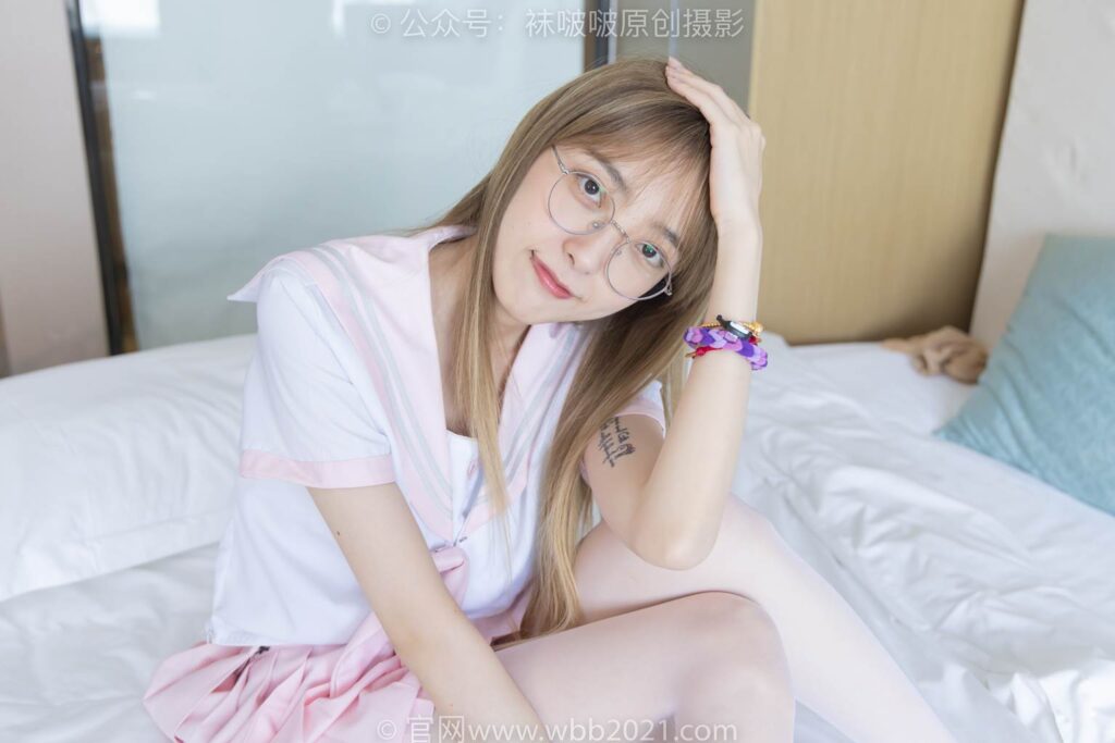 [BoBoSocks袜啵啵]NO.238 稚予-皮鞋、白丝、JK制服[153P/1V/5.69GB]插图1