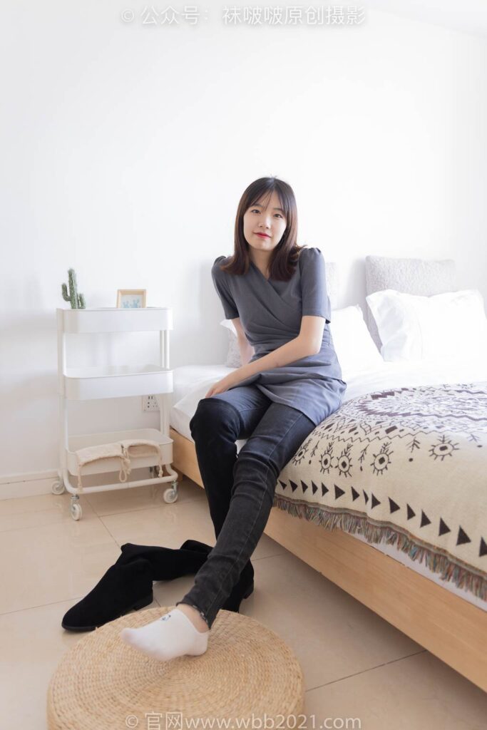 [BoBoSocks袜啵啵]NO.256 小甜豆-长靴、短白棉袜[133P/1V/5.50GB]插图2