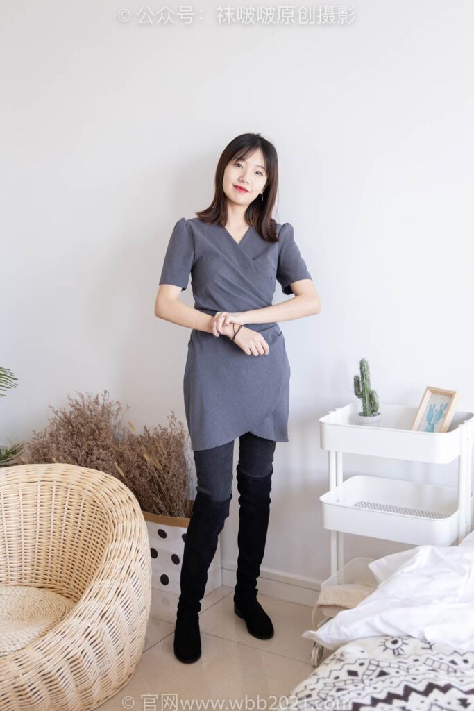 [BoBoSocks袜啵啵]NO.256 小甜豆-长靴、短白棉袜[133P/1V/5.50GB]插图1