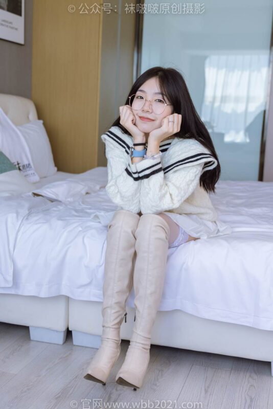 [BoBoSocks袜啵啵]NO.282 小甜豆-长靴、高跟鞋、白丝大腿袜[140P/1V/5.85GB]-无料摄影圈