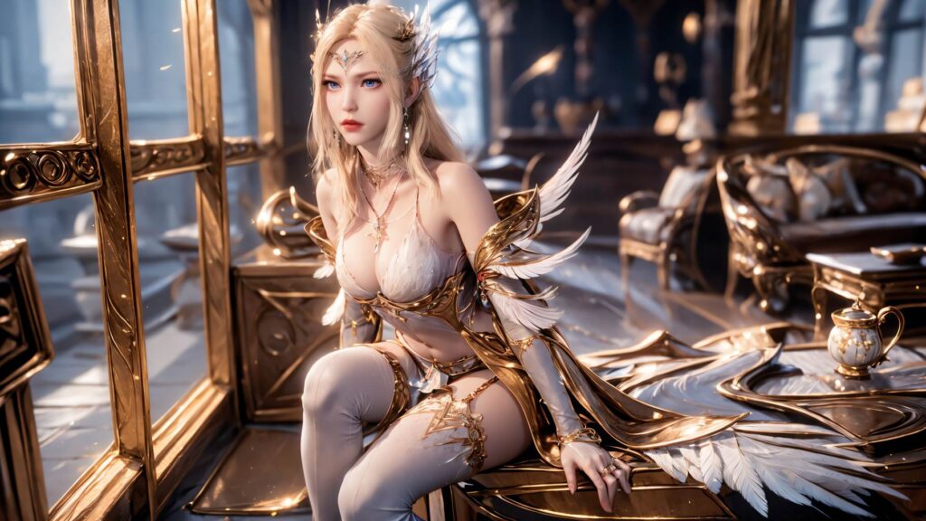 AI绘画 759 千仞雪-六翼天使[102P/501MB]插图1