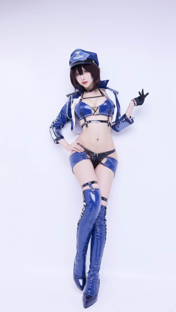 Shika小鹿鹿 NO.111 – 碧蓝航线 巴尔的摩赛车服[9P/48MB]插图1