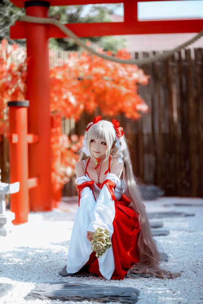 是三不是世w NO.049 – 碧蓝航线 可畏 巫女[21P/539MB]插图1