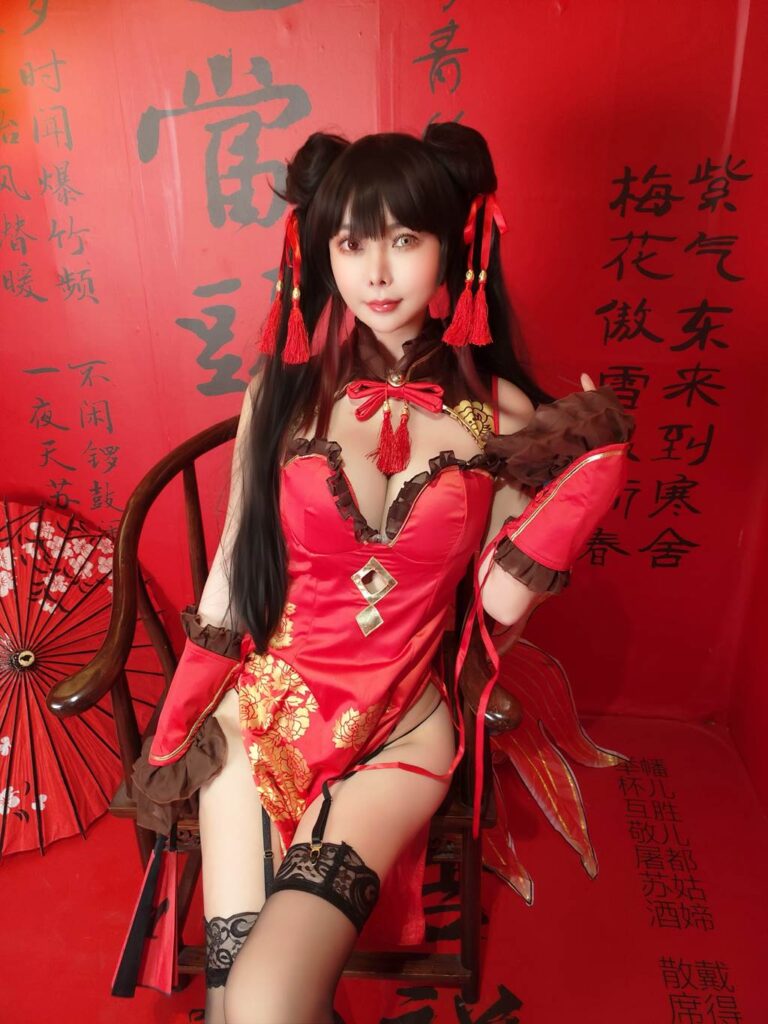 亚马逊鲶鱼 NO.017 – 时崎狂三 旗袍[25P/1V/546MB]插图1