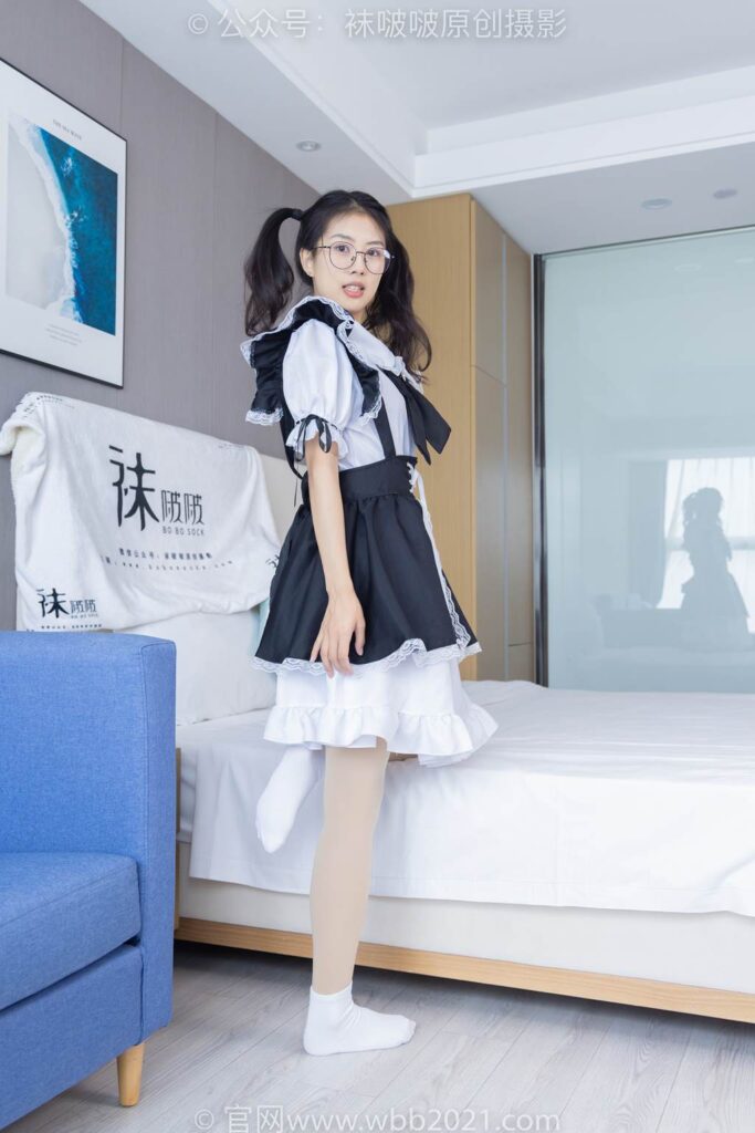 [BoBoSocks袜啵啵]NO.306 奶油-高跟鞋、皮鞋、厚白丝大腿袜、厚肉丝、白棉袜[140P/1V/5.83GB]插图