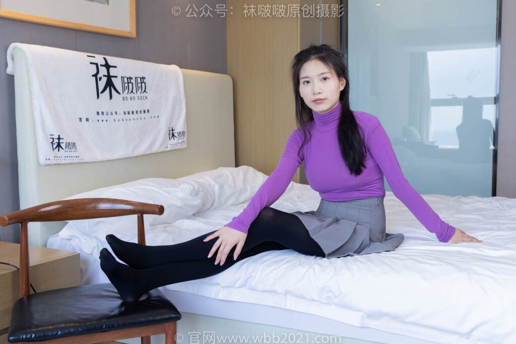 [BoBoSocks袜啵啵]NO.310 芝士-皮鞋、厚黑丝[140P/1V/5.67GB]插图3