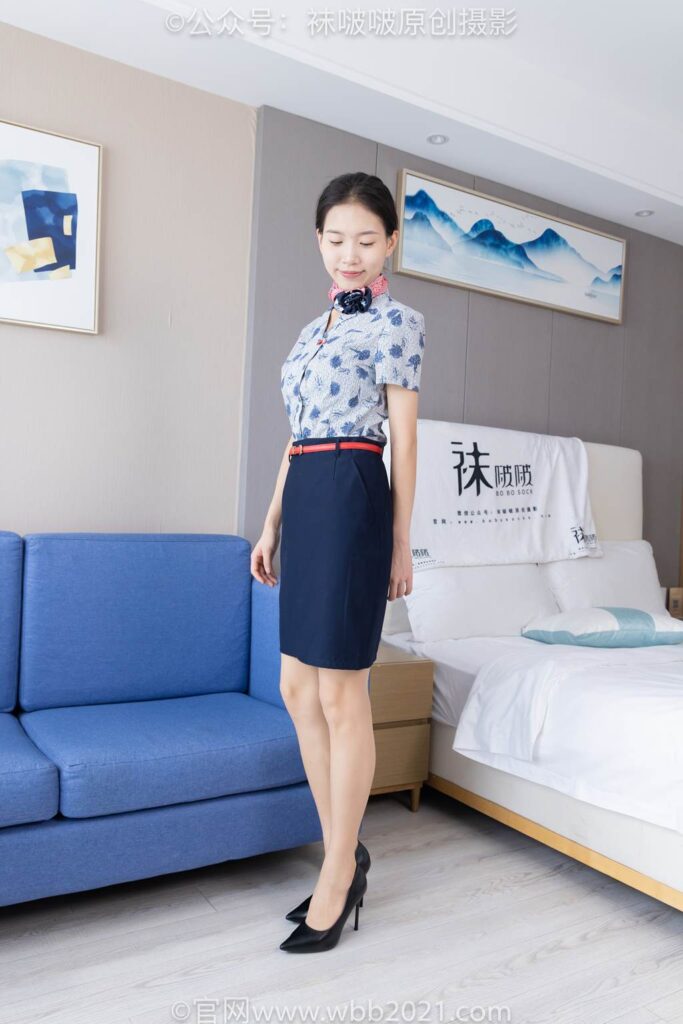 [BoBoSocks袜啵啵]NO.334 芝士-东航制服、两双高跟鞋、薄肉丝、薄灰丝[141P/1V/7.56GB]插图1