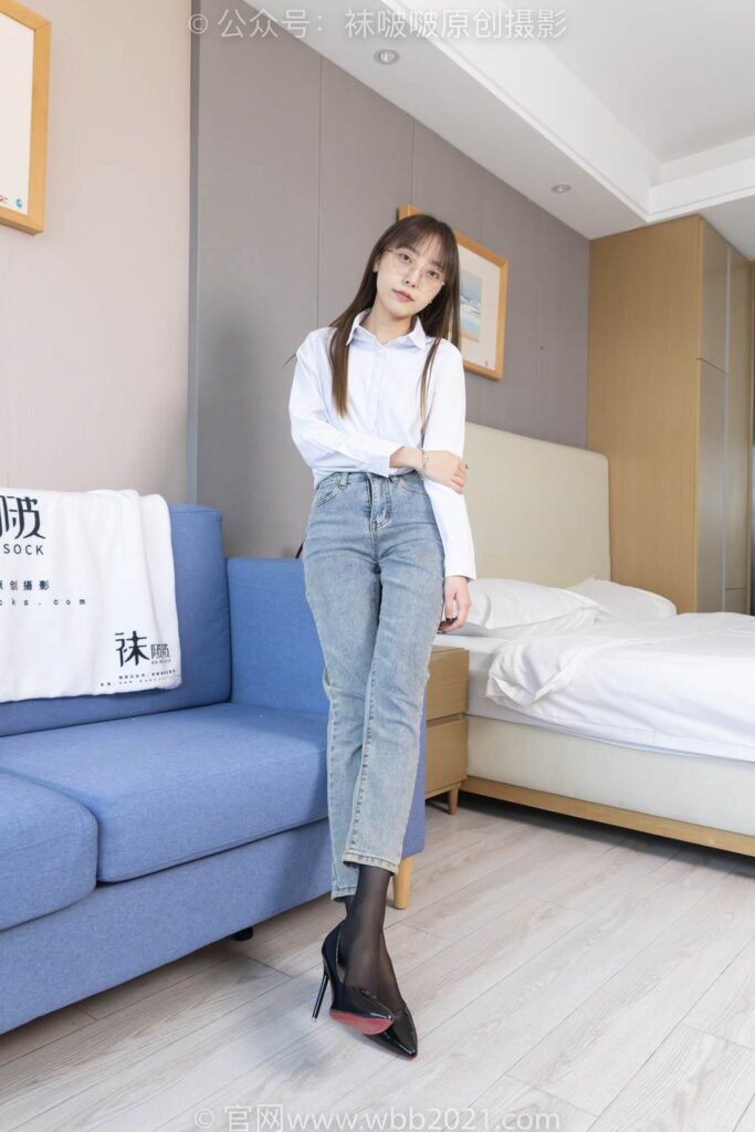 [BoBoSocks袜啵啵]NO.337 稚予-高跟鞋、高跟凉鞋、黑丝、裤里丝、裸足[200P/1V/7.95GB]插图1