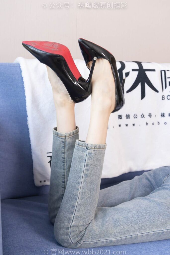 [BoBoSocks袜啵啵]NO.337 稚予-高跟鞋、高跟凉鞋、黑丝、裤里丝、裸足[200P/1V/7.95GB]插图3