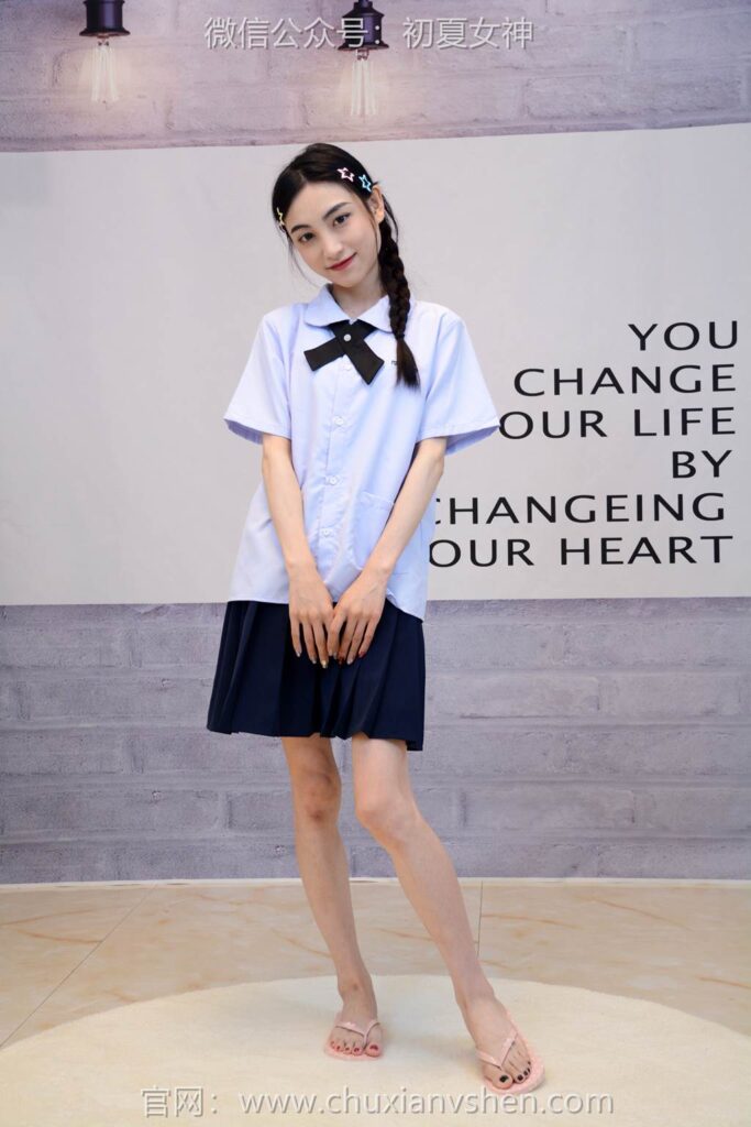 初夏女神 NO.291 柒柒 粉蓝白[90P/1V/4.16GB]插图2