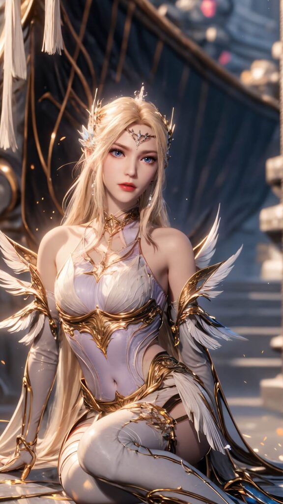 AI绘画 761 千仞雪-六翼天使[71P/387MB]插图1