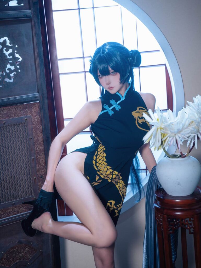 Seya-狮砸 NO.038 – 蔚蓝档案 妃咲 旗袍[12P/138MB]插图2