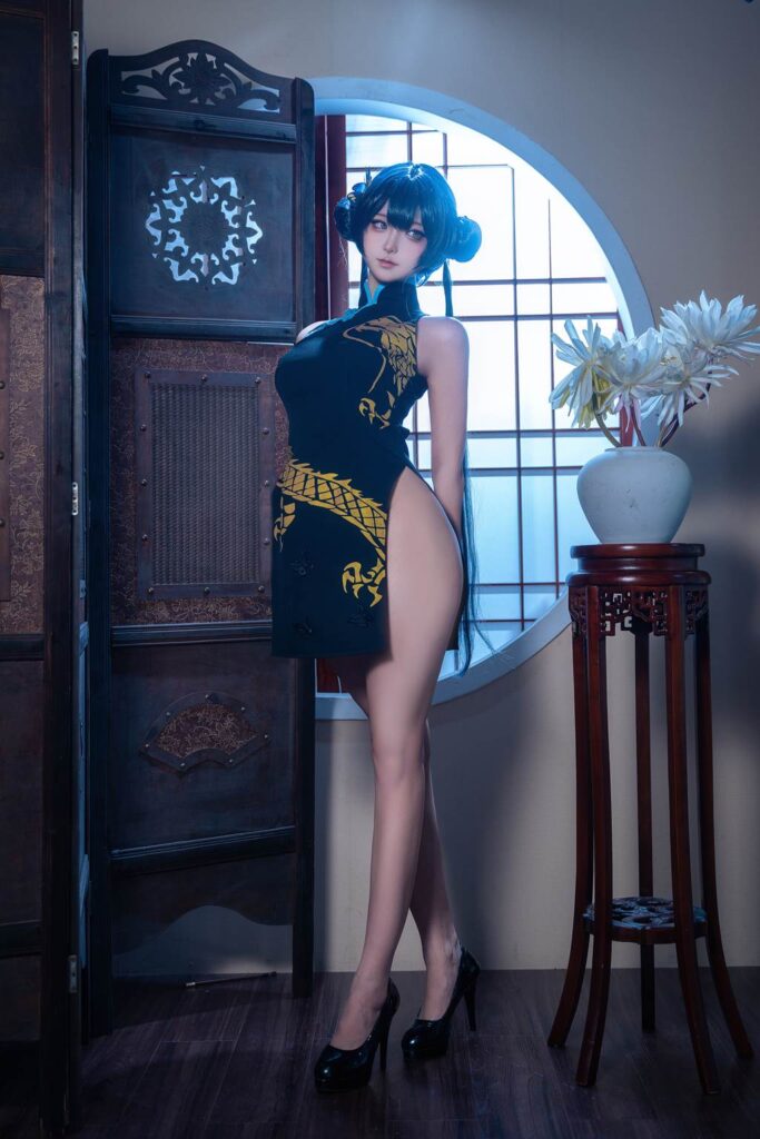 Seya-狮砸 NO.038 – 蔚蓝档案 妃咲 旗袍[12P/138MB]插图3