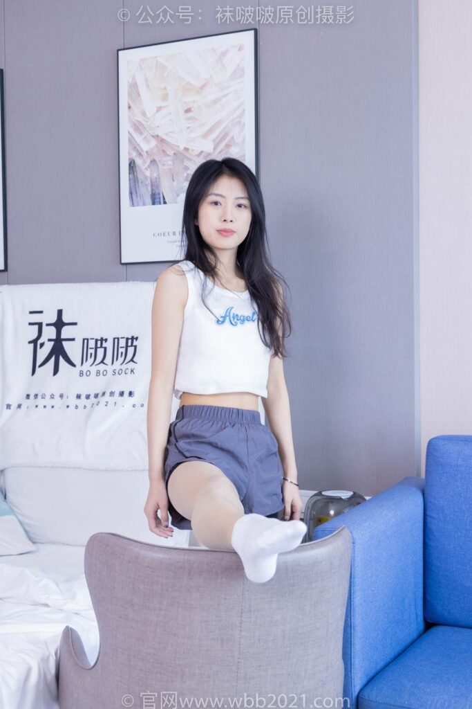 [BoBoSocks袜啵啵]NO.355 奶油-板鞋、白棉袜、肉丝[200P/1V/9.19GB]插图2