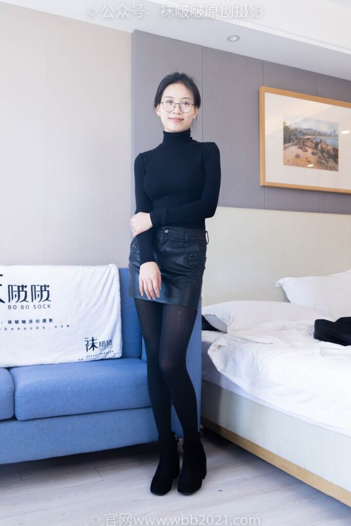 [BoBoSocks袜啵啵]NO.365 芝士-短靴、平底鞋、厚黑丝、厚灰丝[140P/1V/6.33GB]插图1