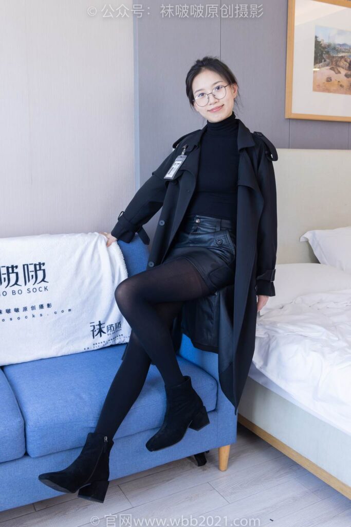 [BoBoSocks袜啵啵]NO.365 芝士-短靴、平底鞋、厚黑丝、厚灰丝[140P/1V/6.33GB]插图2