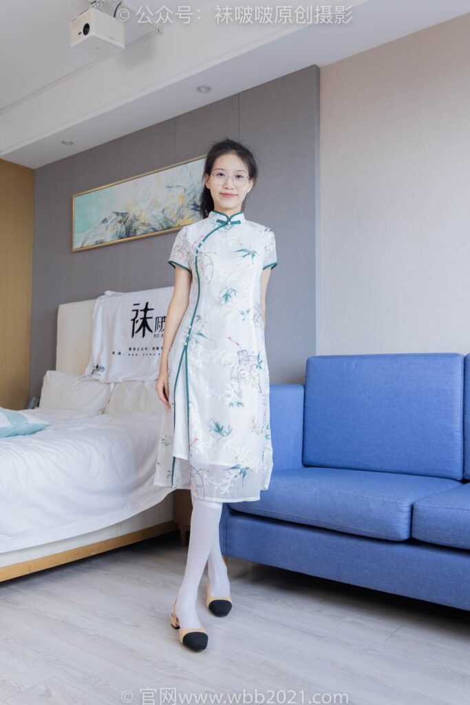 [BoBoSocks袜啵啵]NO.371 芝士-平底鞋、高跟凉鞋、厚白丝小腿袜、短白丝[140P/1V/6.03GB]插图1