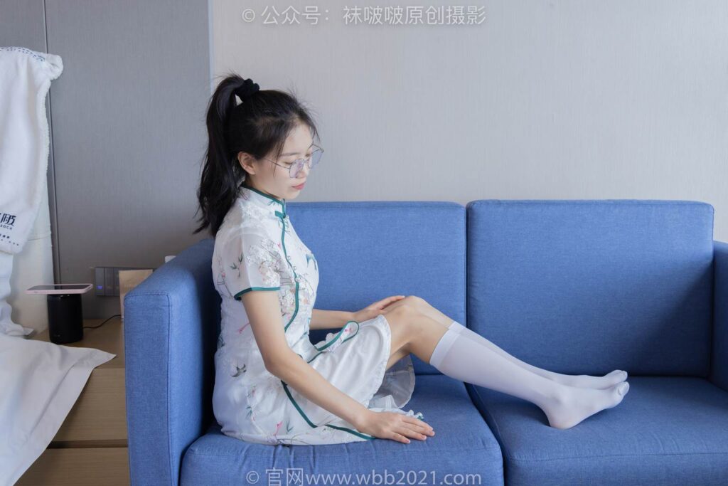 [BoBoSocks袜啵啵]NO.371 芝士-平底鞋、高跟凉鞋、厚白丝小腿袜、短白丝[140P/1V/6.03GB]插图2