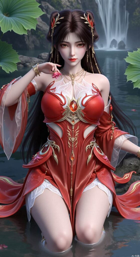 AI绘画 792 火灵儿天神装-诛仙[12P/39M]插图3