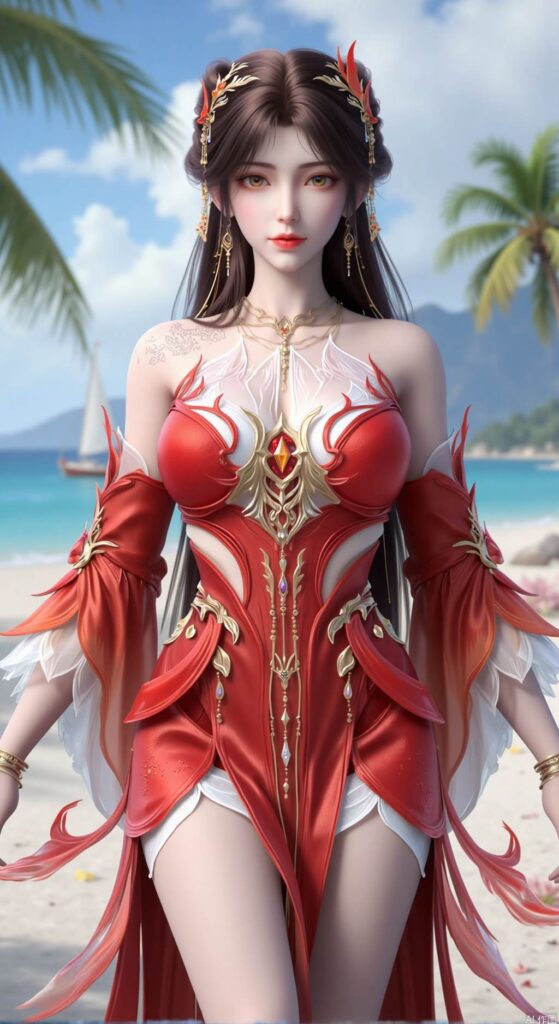 AI绘画 792 火灵儿天神装-诛仙[12P/39M]插图