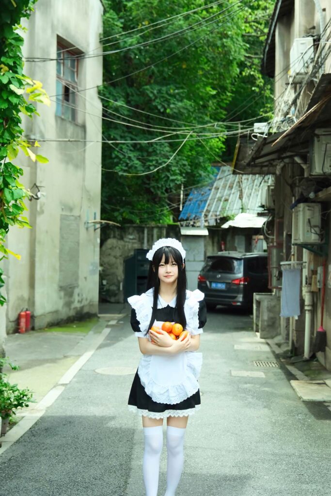 白莉爱吃巧克力 NO.005 – 原理猪 深巷女仆[11P/487MB]插图2