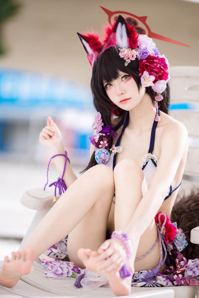 九柒喵 NO.030 – 蔚蓝档案 狐坂若藻 泳装[23P/156MB]插图